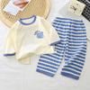 Children's Home Clothes Set Summer Pure Cotton Boys' Pajamas Girls' Air Conditioning Clothes Baby Summer Style