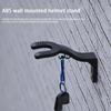 Motorcycle Head Gear Hook Motorcycle Helmet Holder Helmet Hook Wall Mount Football Bicycle Hat Hanger Stand For Caps Wall Rack