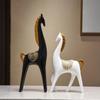 The New European Style Is On the Rise, Attracting Wealth, Horse Resin Handicrafts, Living Room TV Cabinet Wine Cabinet Decoratio