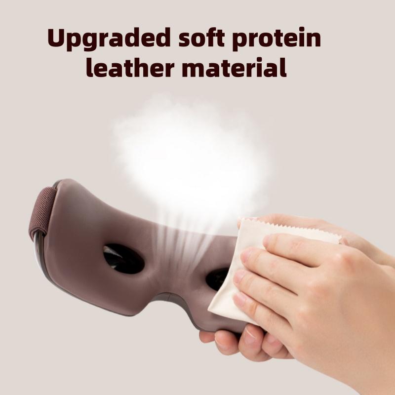 JKR English Visual Eye Massager with Air Pressure Heat Compress Bluetooth Music Eye Protection Device for Comfortable Relaxation