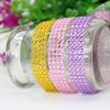 Göz Alıcı Kendinden Yapışkanlı Akrilik Kendin Yap Rhinestone Sticker Scrapbook için 1 Rulo Bant