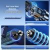 Silent Bladeless Wall-Mounted Fan for Cooling Bedrooms & Bathrooms