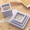 PP Jewelry Box, Simple Clear Jewelry Storage Box for Home and Travel, Gift for Valentine's Day Back To School
