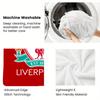 Coperta di Flanella con Fantasia Liverpool Alta Qualità Tutte le Stagioni Calore e Comfort Perfetta per Regali di Natale.