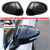 1 par de capa de espelho retrovisor de carro preto brilhante com fita adesiva para Honda Civic 11ª geração 2022-up