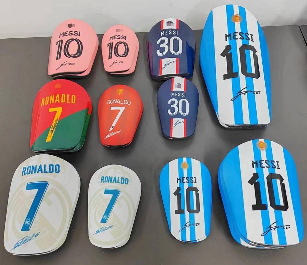 Custom Mini Football Shin Guards with Thick Calf Inserts - Sports Protective Gear