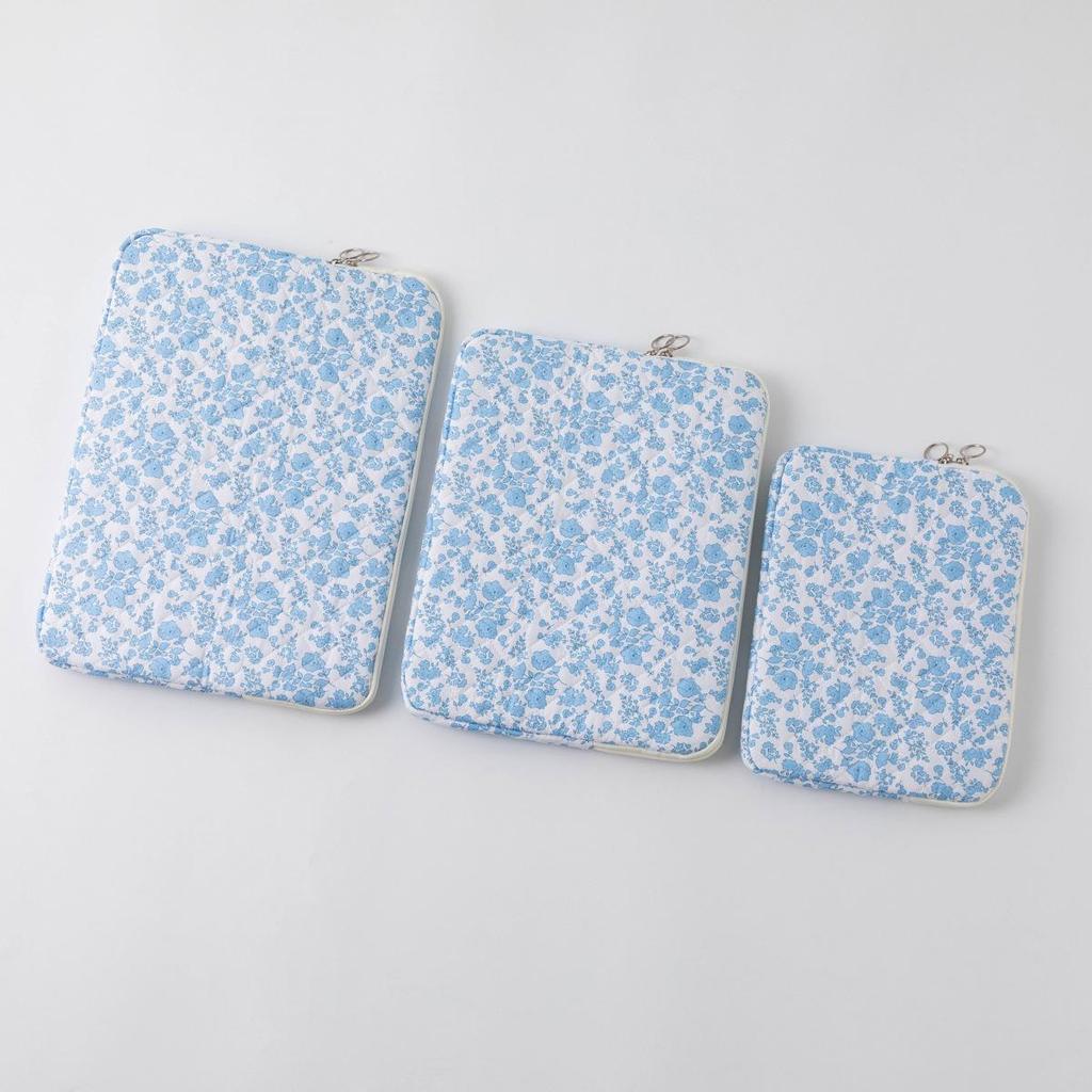 Korean Floral Laptop Sleeve – 11, 13, 15 Inch Protection