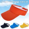 Adjustable Summer Sun Visor Hat Moisture Wicking Hook and Loops Sun Caps Outdoor Sports Cap for Women & Men