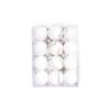 24Pcs Hanging Pendants Ornament Decorative Round Plastic Ornaments Ball Party