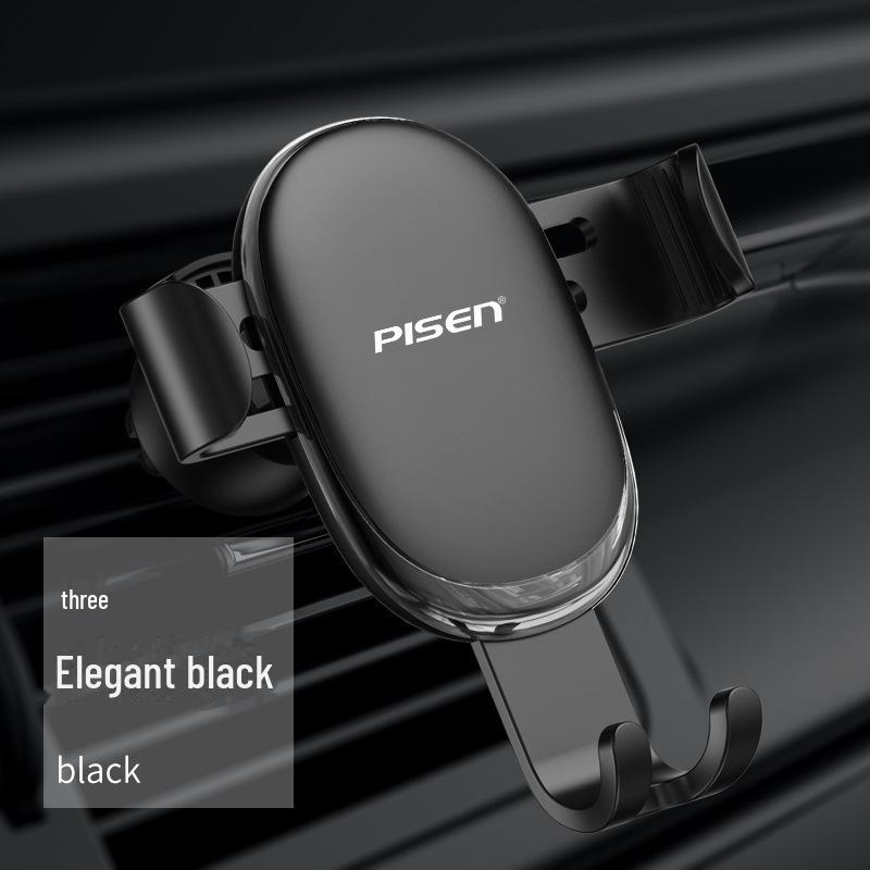 PISEN Car Phone Holder: Gravity-Based, Mini Air Vent Mount for Navigation