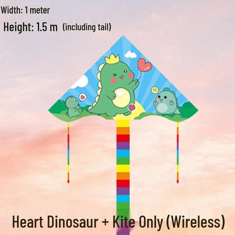 Weifang Pterodactyl Cartoon Kite for Kids - Easy to Fly in Light Breeze, Free Shipping