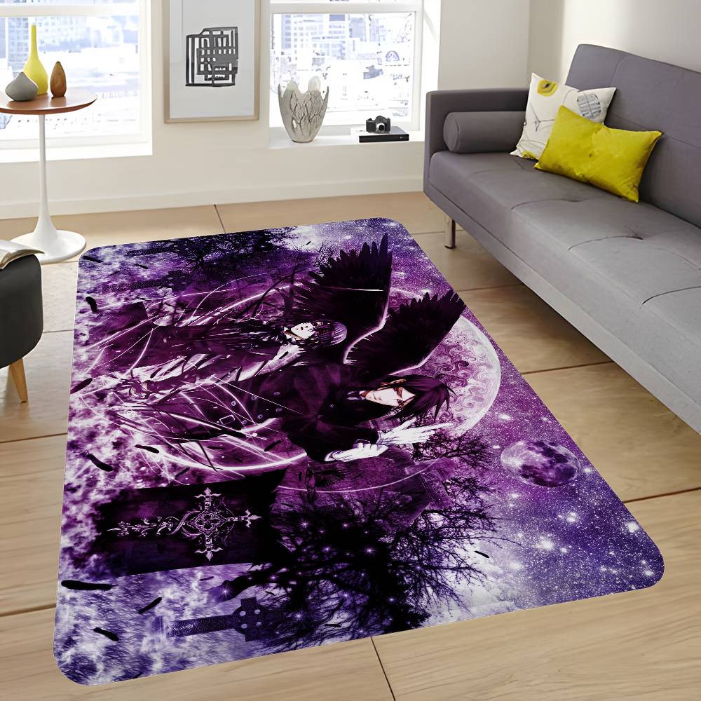 Anime Black Butler Kitchen Mat Kids Room Bedroom Decoration Balcony Anti-Slip Doormat Living Room Alfombra