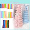 Assorted Colors Diy Hair Root Twisting Sticks For Fun Craft Projects And Learning 95g