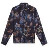 Mens Leaf Print Regular Shirt
