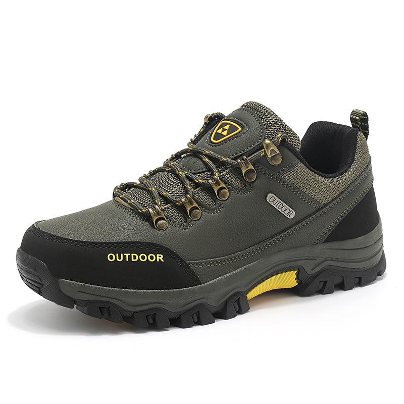 Outdoor hiking shoes low-top casual wear-resistant sports shoes hiking off-road shoes large size men's shoes