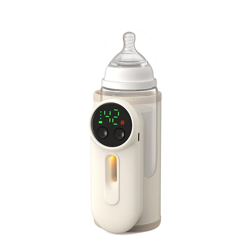 Portable Baby Bottle Warmer Wireless Milk Heater With Constant Temperature Control USB Insulated Milk Cover For Travel