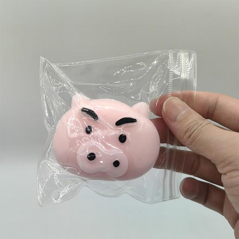 

Забавные игрушки-сквиши в виде свинок, снимающие стресс, игрушки для розыгрышей для детей, забавные мемные вечеринки, подарки на день рождения, игрушка-сквиши в виде лягушки, медленно восстанавливающая форму розовый