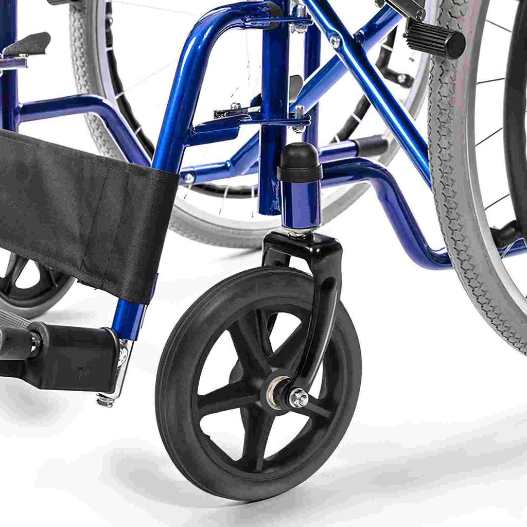 2 Pcs Wheelchair Front Wheels Attachment Plastic Replacement 6 Inch Elderly for