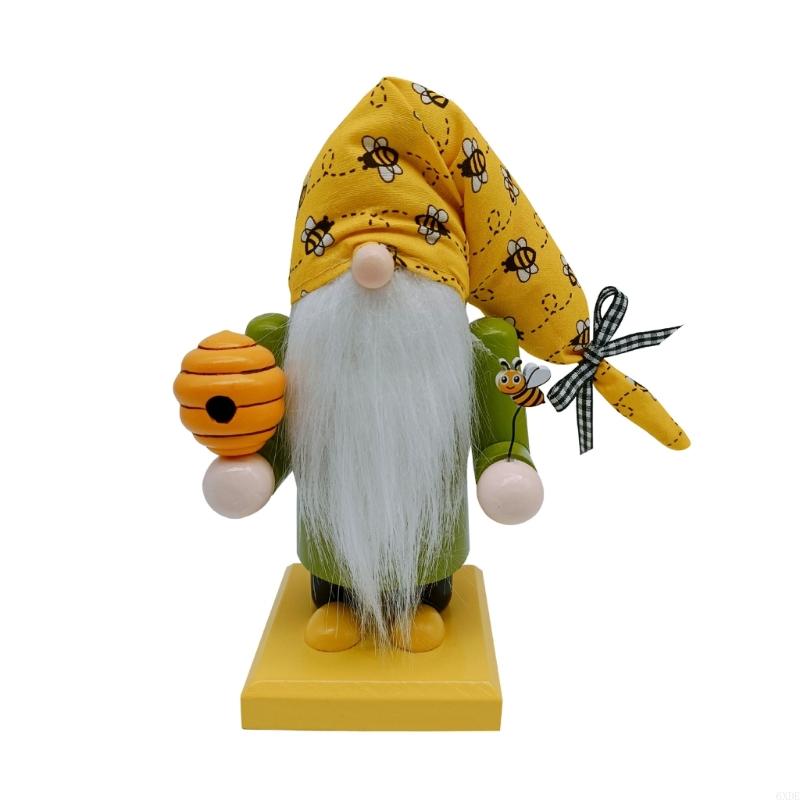 Lovely Facelessed Gnomes Toy Figurine Dwarf Statue Sculpture For Home 6XDE