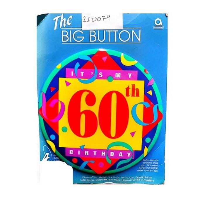 Amscan Je to můj odznak k 60. narozeninám