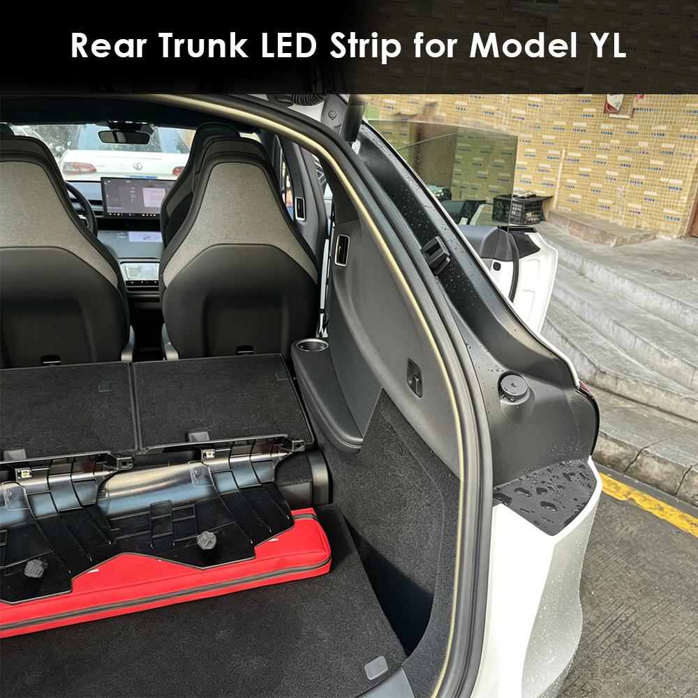 VJOYCAR New Model Y Juniper YL New 3 Highland Rear Front Rear Trunk Waterproof LED Strip Atmosphere Brighten Light Plug & Play