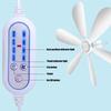 Foldable Mini USB Ceiling Fan with Remote Quiet Operation For Camping Travel Office Dormitory