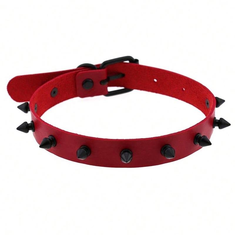 

Halloween Punk Rock Rivet Collar Women Wear At Daily Parties Christmas Carnival Gifts Fashion Performance Accessories