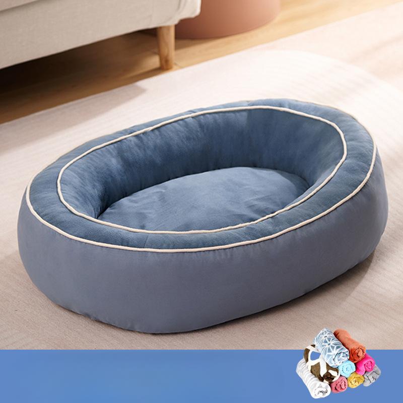 Doghouse Can Be Removed and Washed Small and Medium-sized Dogs. Security. Winter Pet Sleeping Pads. Dog Mats. Thickened Deep Sleeping Beds.