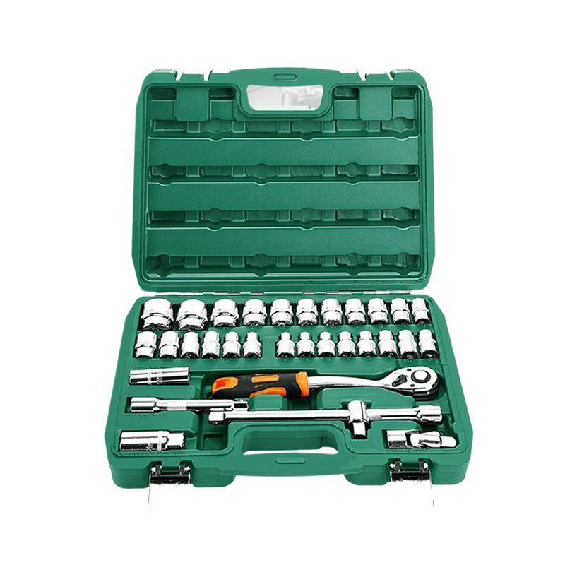 Multifunctional Automotive Ratchet Socket Wrench Tool Set