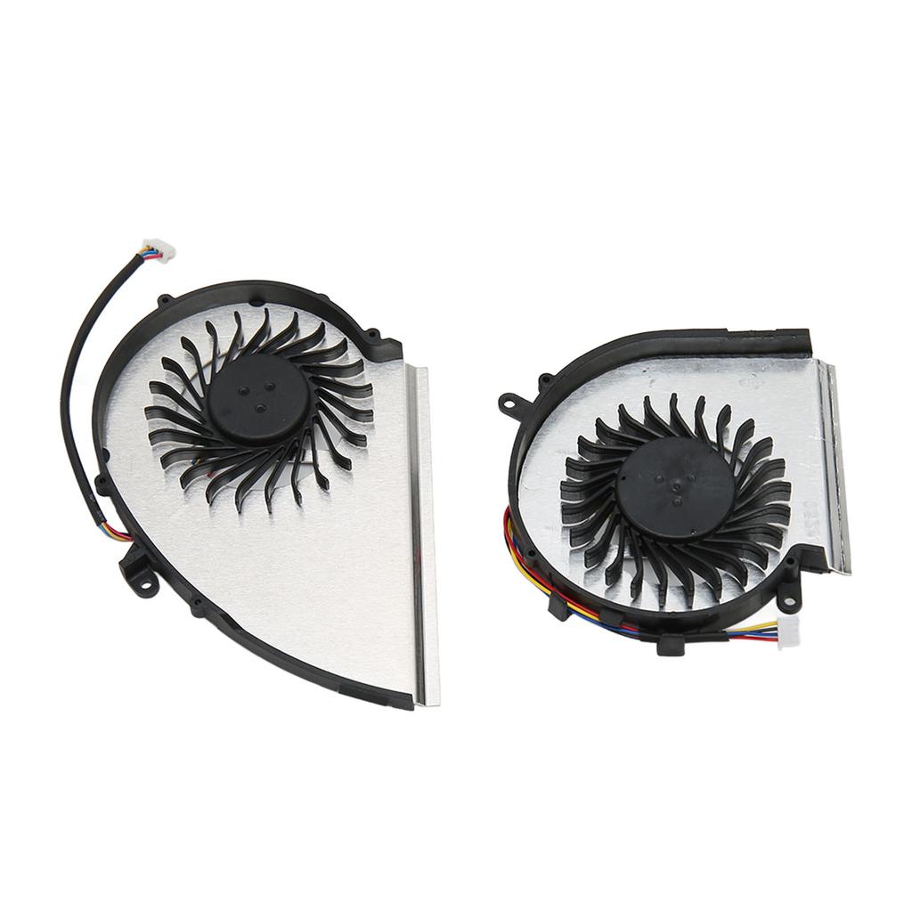 Cooling Fan 4 Pin Aluminum Alloy ABS Easy Replaceable Laptop Cooling Fan for MSI GE72VR GP72VR GP72MVR CPU Cooling Fan