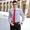 Business Dress Striped Shirt Men's and Women's Long Sleeve Shirt Occupational Wear Office Tooling Shirt Bank Tooling