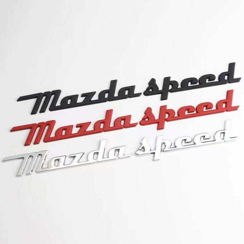 

Mazda Angkesaila CX-4 Atenza Metal Logo for Mazdaspeed Tail Modification чорний