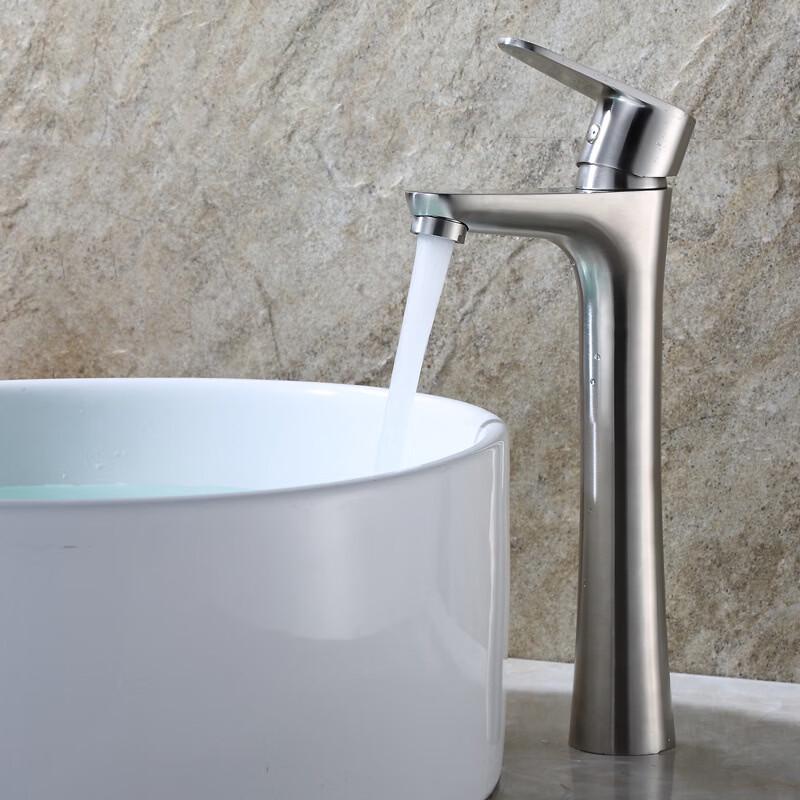 VEMUSE 304 Stainless Steel Tall Basin Faucet