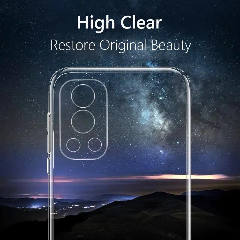 For OnePlus Nord 2 5G Cases Simple Slim Soft TPU Transaprent Clear Phone Case On For One Plus 1+ Nord2 Cover Capa Coque Carcase