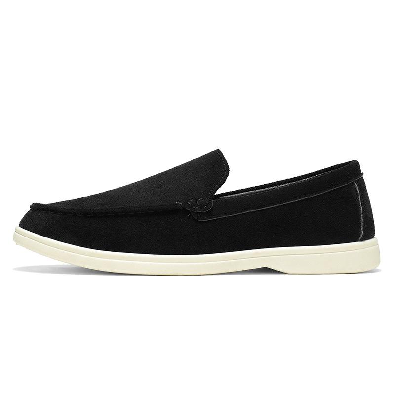 New Four Seasons Lazy Doudou Shoes British Casual Leather Shoes