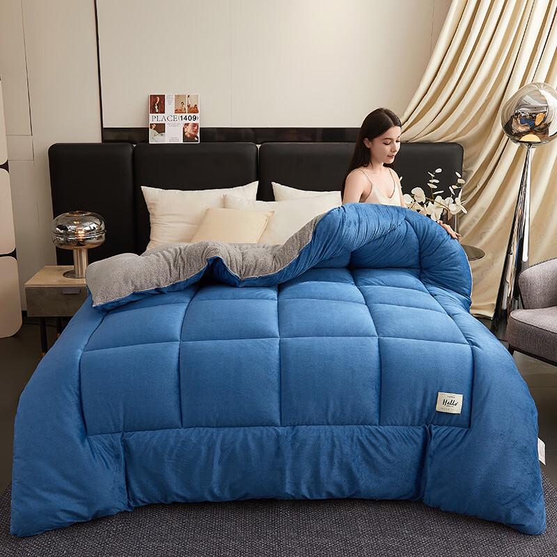 mling Double-Sided Fleece Winter Quilt