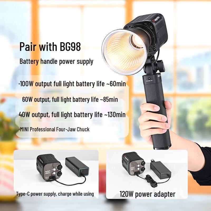 JINBEI JL100BI 100W COB LED Video Light