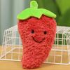 Fruit & Vegetable Plush Toy Set: Watermelon, Pineapple, Banana, Peach, Strawberry, Mango Cloth Dolls