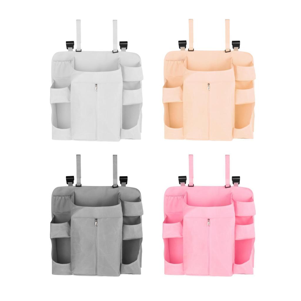 Hanging Diaper Stacker Ample Storage Nursery Organizer with 13 Pockets for Crib and Changing Table Organization