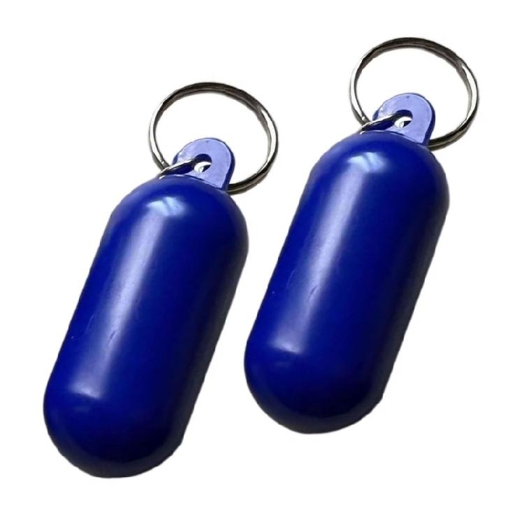 2pcs High Visibility Floating Key Chains Buoyant Key Holder for Boating Kayaking Water Sport Waterproof Keychains