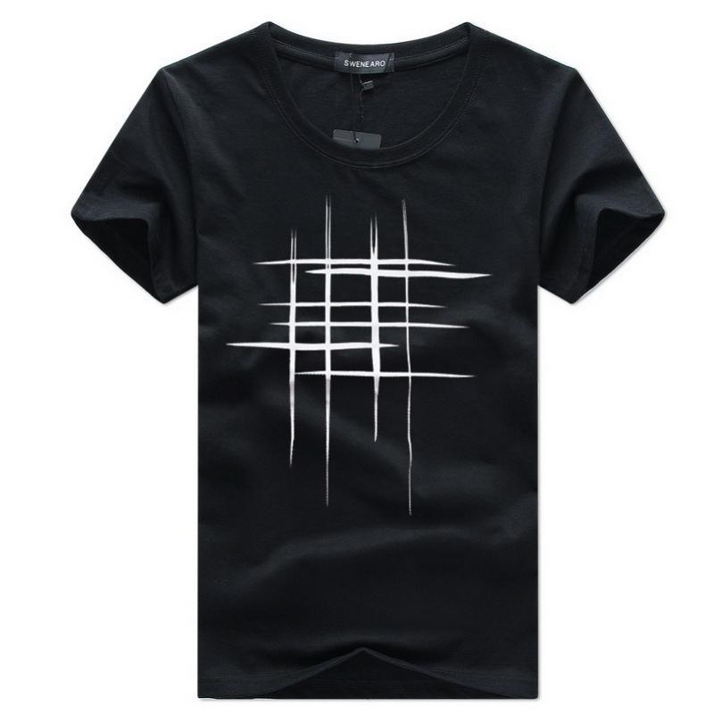 DICIFY Men's Fashion Casual Summer Spring O-Neck Short Sleeve Blouses & Shirts