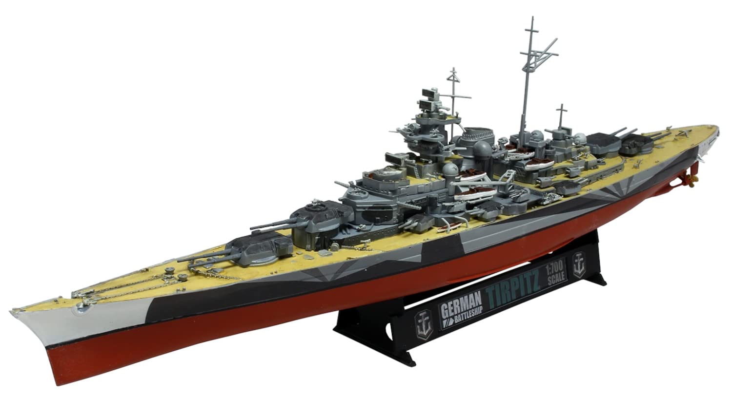 

Platz/Italeri 1/700 World of Warships German Battleship Tirpitz Plastic Model WOW49504