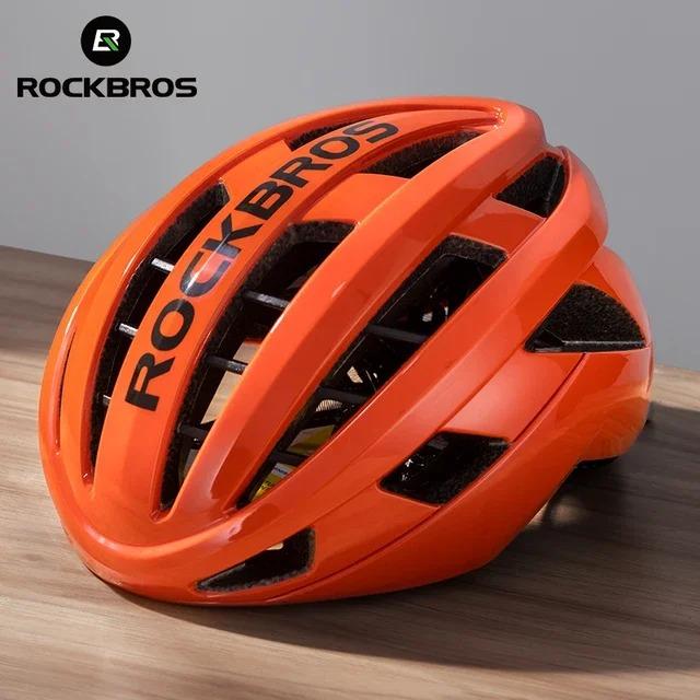 ROCKBROS Cycling Helmet Men Women Bicycle Helmet Intergrally-molded Adjustable MTB Road Thickened Sport Safe Hat Bike Helmet