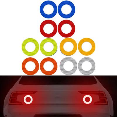Rotes Auto Heckstoßstangenaufkleber Sicherheitsreflektorstreifen