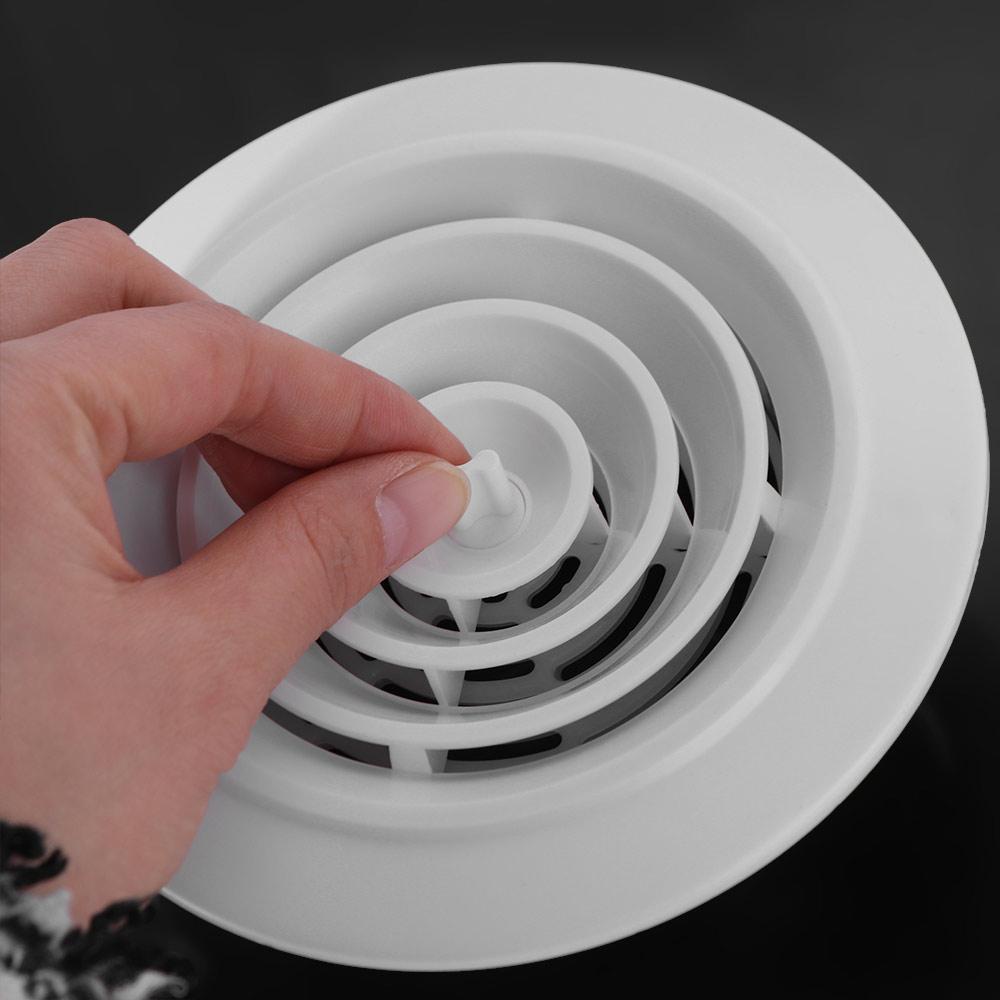 75-200 mm luftventil uttrekksventilgitter Hvit kanalventilasjonsdeksel Hjem