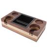 Coffee Knock Box Home Wood Splicing Coffee Filter Tamper Holder Coffee Knock Slag Storage Box Type