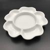 Ceramic Porcelain Palette White Mixing Colour Tray Plum Blossom Paint Plate  Art Supplies