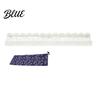 Mahjong Accessory 1/4Pcs Rack with Magnetic Pusher & Storage Bag Scalloped Acrylic Mah Table Organizer Jongg Tile Holder Bar Gift for American