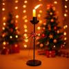 Christmas Bows Candlestick Holders Iron Metal Taper Candle Holders Decorative Candle Stands for Wedding,Home Decorations