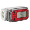 Mini Digital Turbine Flowmeter Diesel Fuel Flow Meter 10‑200L 1" NPT